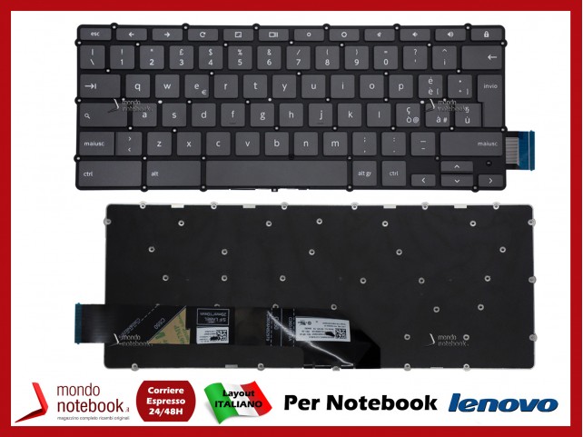 Tastiera Notebook Lenovo Ideapad Flex 5 CHROMEBOOK 13IML05 (Grey) Italiana