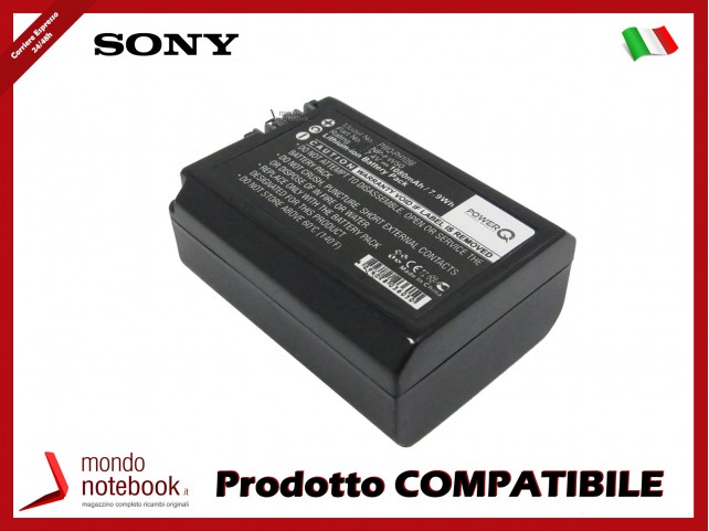 Batteria PowerQ per Sony DLSR A55 1080mAh 7.4V P/N NP-FW50