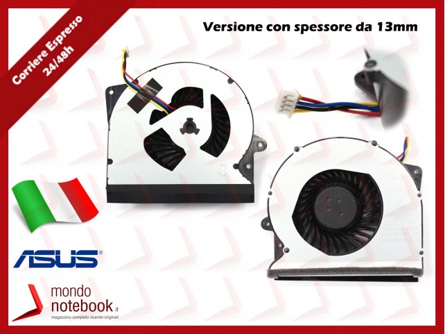 Ventola Fan CPU ASUS G751 G751J G751M G751JT G751JY G751JL (Spessore 13mm)(DX)