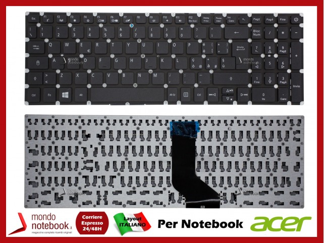 Tastiera Notebook ACER Aspire 3 A315-51 A315-53G - Italiana Versione 2