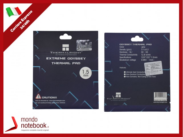 Pad Termico Thermalright da 1,5mm 120x120mm Alta Conducibilità Termica