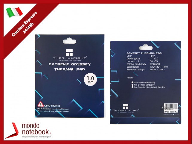 Pad Termico Thermalright da 1,0mm 120x120mm Alta Conducibilità Termica