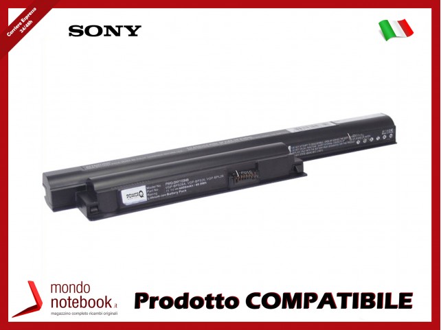 Batteria PowerQ per Sony PCG-71811M 4400 mAh 11.1V P/N VGP-BPL26 Nero