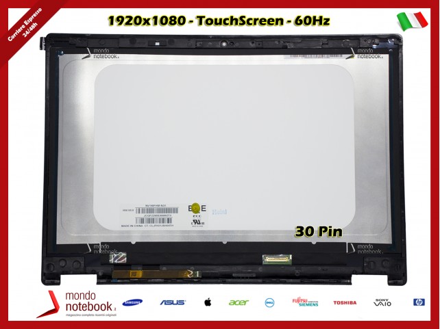 Display LCD con Touch Screen Originale ACER Spin 3 SP314-54N N19W2 1920 x1080 60Hz 30pin