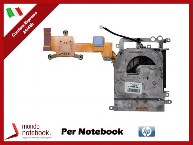 Dissipatore e Ventola Heatsink Fan CPU HP DV9000 (RIGENERATO)