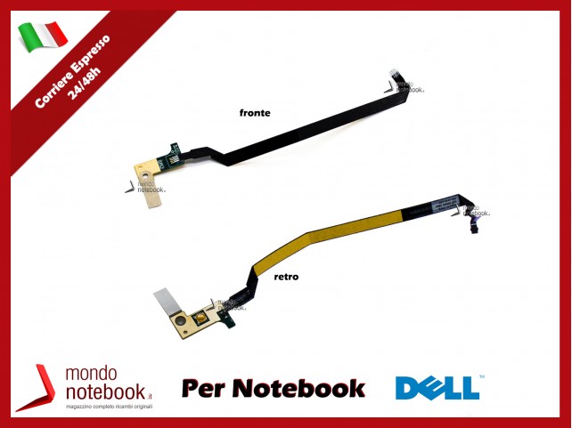 Board Accensione Power Button Dell Inspiron 15 3565 3567 3568 P63F con Cavo Flat Flex