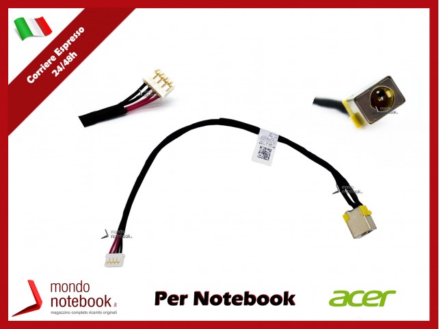 Connettore di Alimentazione DC Power Jack ACER Aspire A315-33 A515-52 52G 52KG