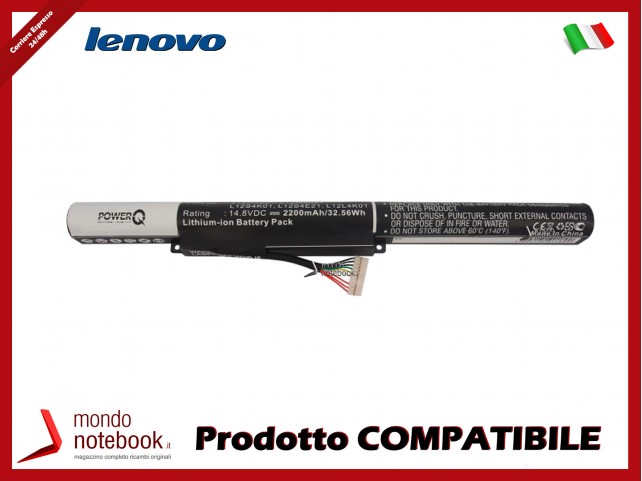Batteria PowerQ per Lenovo Erazer Z400A 2200 mAh 14.8V P/N 4INR19/66 Nero