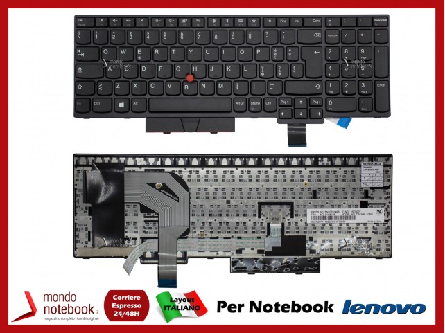 Tastiera Notebook Lenovo ThinkPad T570 T580 con Trackpoint - Italiana