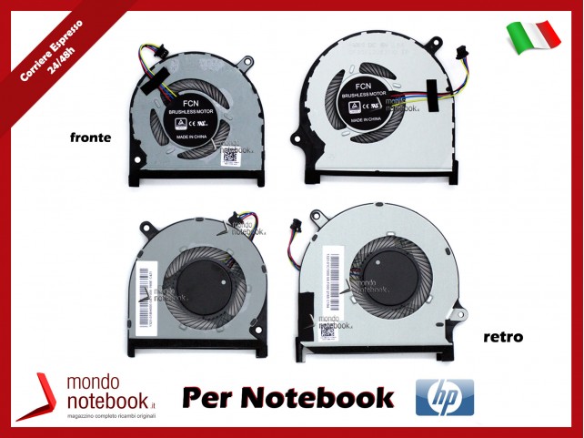 Ventole Dual Fan DELL inspiron 15 7590 7591 (CPU+GPU) MPHWF 861FC