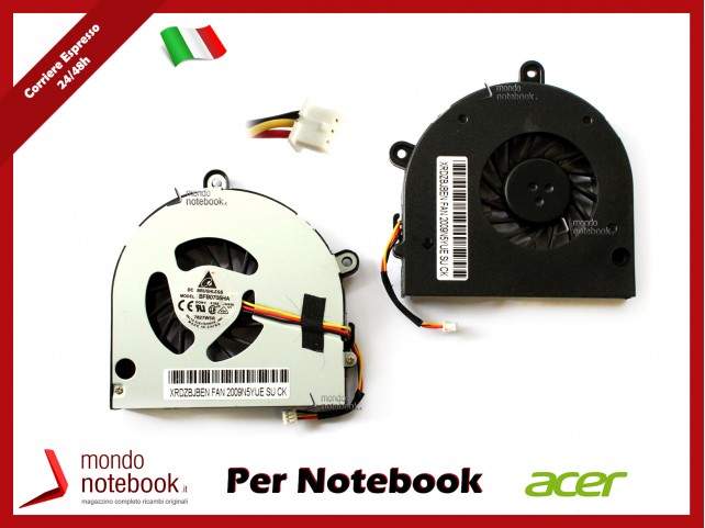 Ventola Fan CPU ACER Aspire 5740 5551 PACKARD BELL TM85 TOSHIBA C660 A660 L670