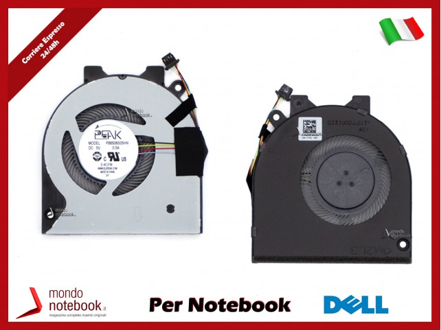 Ventola Fan CPU DELL Inspiron 15 5580 5581 5588 14-5480 5488 0G0D3G