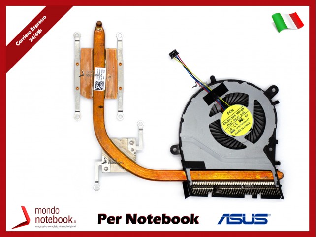 Dissipatore e Ventola Heatsink Fan CPU ASUS X555UB X555UF X555UJ X555UQ