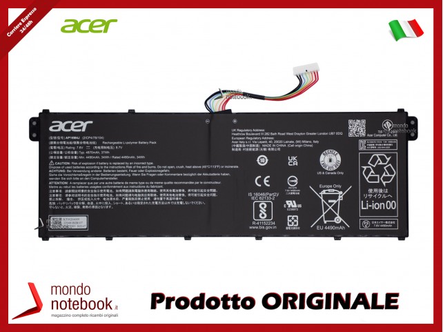 Batteria Originale ACER Aspire A115-31 A115-32 A314-21 A314-22 - 7,6V