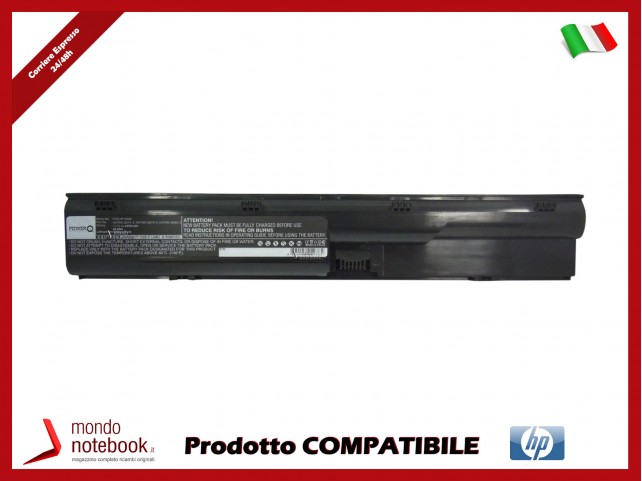 Batteria PowerQ per HP Probook 4330s 4400 mAh 11.1V P/N 3ICR19/66-2 Nero