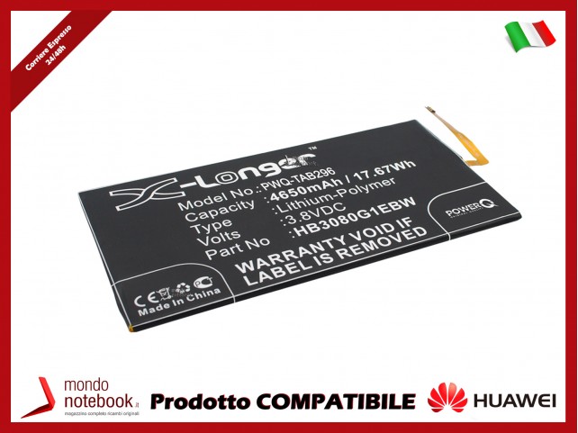 Batteria PowerQ per Huawei EE Eagle 4650mAh 3.8V P/N HB3080G1EBC