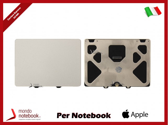 Trackpad Touchpad Apple per Macbook Pro 13" A1278 (2009-2012) (Silver) (Senza cavo Flat)