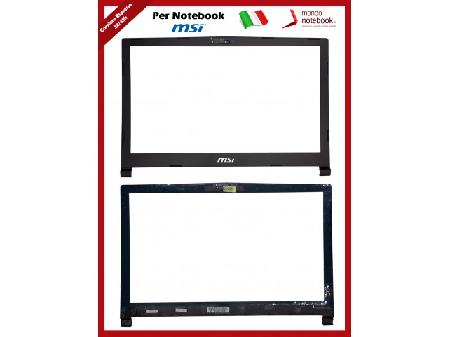 Bezel Cornice LCD MSI MS-16P5 GE63 Raider RGB 8re-240xit