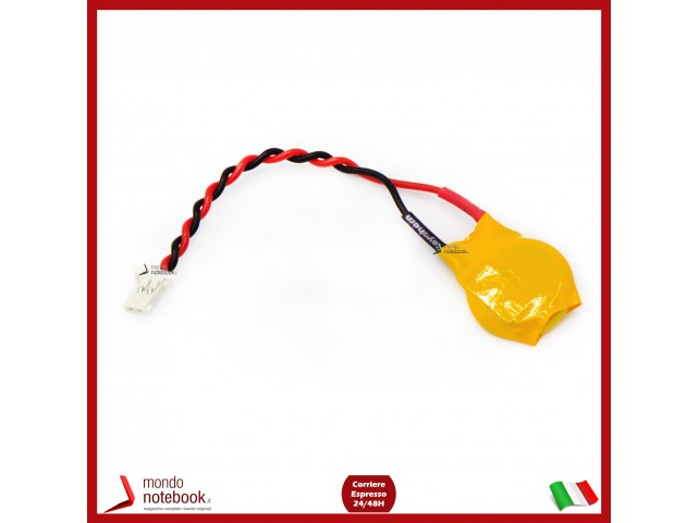 Batteria Tampone RTC CMOS BIOS ML1220 +3V 40mAh con Cavo
