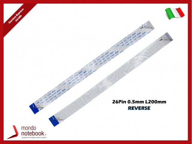 Cavo Flat Cable FFC 26P 0.5mm L200mm Reverse