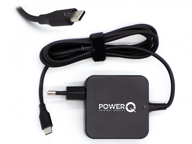 Alimentatore PowerQ 65W 5V 2.4A, 9V 3A, 12V 3A, 15V 3A, 20V 3.25A - USB-C