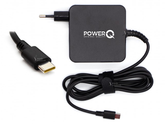 Alimentatore PowerQ 90W 5V 2.4A, 9V 3A, 12V 3A, 15V 3A, 20V 4.5A - USB-C