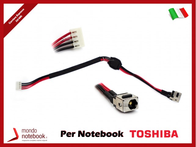 Connettore di Alimentazione DC Power Jack TOSHIBA PJ157 Satellite A500 L455 L455D L555 L555D