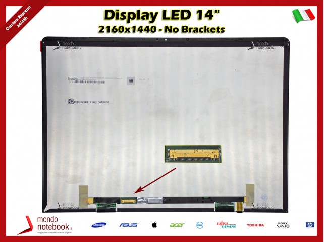 Display LED 14" (2160x1440) Huawei MateBook 13 WRT-W29 WRT-WX9 WRT-W19