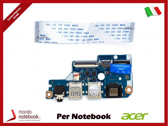 Board USB Audio ACER Nitro AN517-54 AN515-45 PH315-54 AN515-56 I/O Board