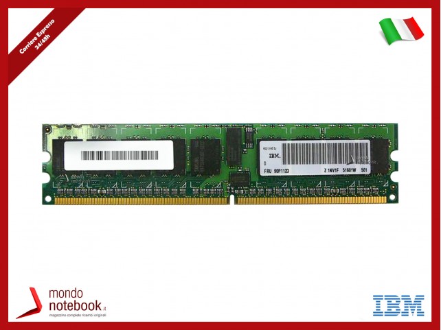 MEMORIA RAM IBM 256MB 1RX8 PC2 3200R DDR2 M393T3253FG0-CCC (RICONDIZIONATO)