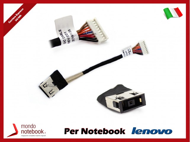 Connettore di Alimentazione DC Power Jack LENOVO T540p W540 W541 - 04X5515