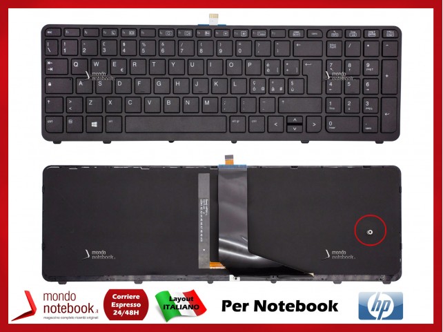 Tastiera Notebook HP ZBook 15 17 G1 G2 - Italiana - Retroilluminata -  No Trackpoint
