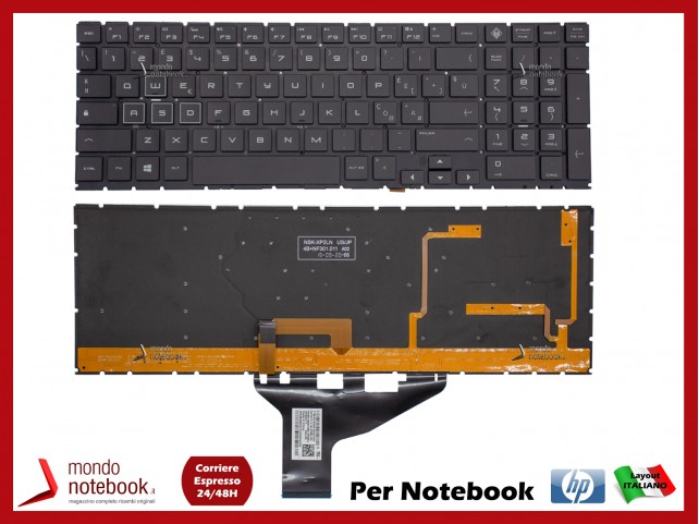 Tastiera Notebook HP Omen 15-DC Retroilluminata - Italiana