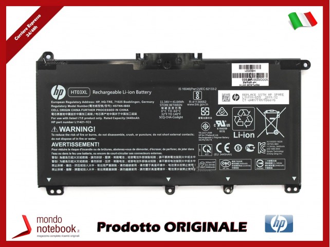 Batteria Originale HP 250 255 G7 15-DA 15-DB 15-CS 14-CF 17-BY - L11119-855