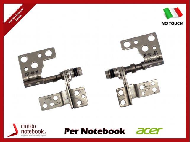 Cerniere Hinges ACER Aspire S5-371 Swift SF514-51 (COPPIA) Versione NO TOUCH
