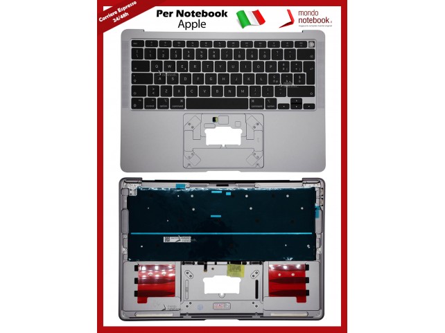 Tastiera con Top Case APPLE MacBook Air M1 13.3" A2337 - Late 2020 (Space Grey) It