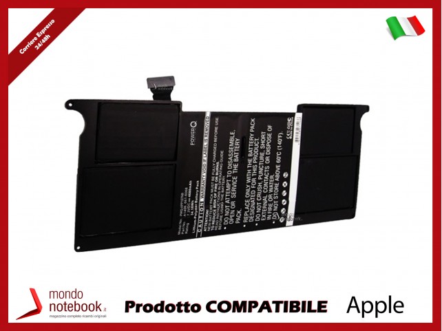 Batteria PowerQ per Apple A1465 2012 Version 4680 mAh 7.3V P/N 020-6920-A 01 Nero