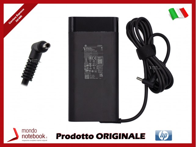 Alimentatore Originale HP 230W 19.5V 11.8A (4,5mm x 3mm) Slim M85389-003