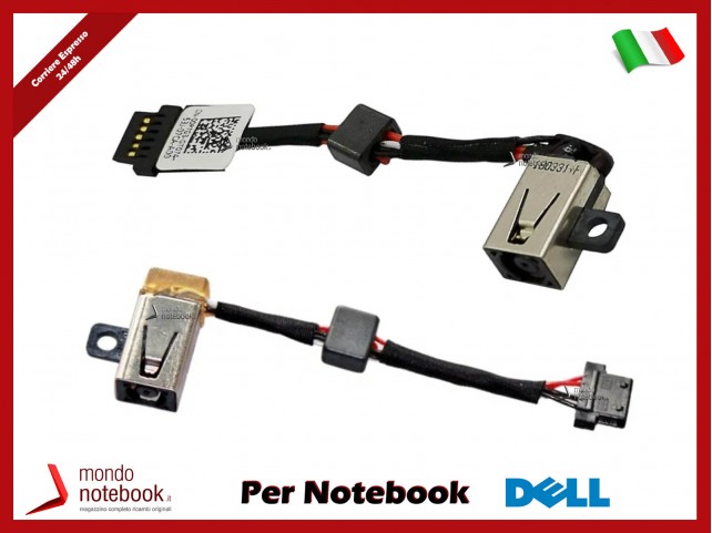 Connettore di Alimentazione DC Power Jack DELL XPS 13 9343 9350 9360 - 0P7G3