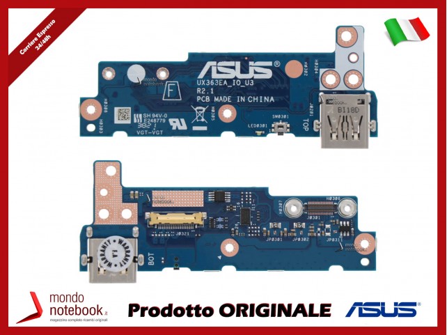 Board USB Controller I/O ASUS BX363EA UX363JA UX371EA - 90NB0QT0-R10021