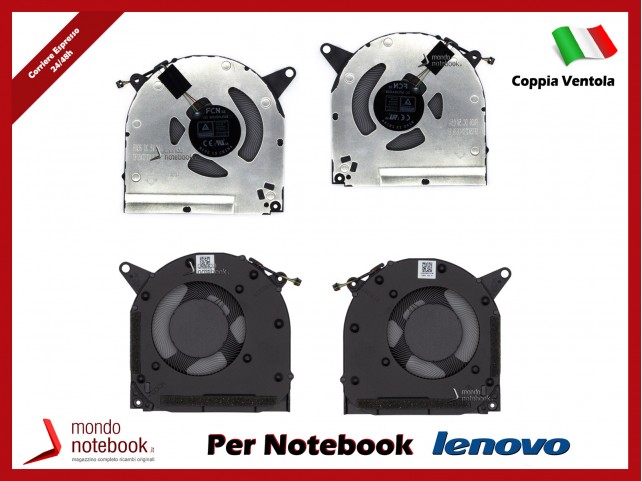 Ventole Dual Fan per Lenovo Legion S7-15IMH5 S7-15ARH5 5F10S13923 (Coppia)