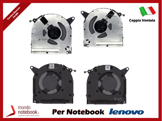 Coppia di Ventole Dual Fan per Lenovo Legion S7-15IMH5 S7-15ARH5 5F10S13923