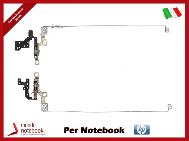 Cerniere Hinges HP 15-DY 15T-DY 15-EF 15S-EQ 15S-FQ TPN-Q222 (COPPIA)