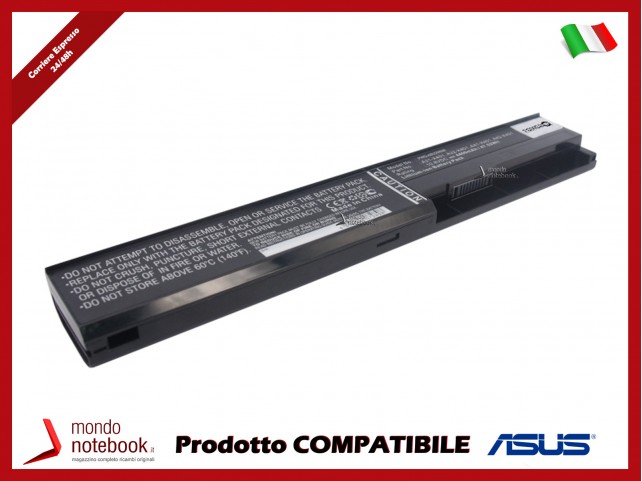 Batteria PowerQ per Asus F301 4400 mAh 10.8V P/N 0B110-00140000 Nero