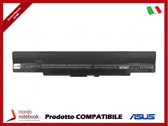 Batteria PowerQ per Asus U33 4400 mAh 14.4V P/N A31-U53 Nero