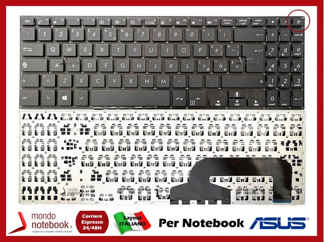 Tastiera Notebook ASUS X507U X507LA F507L F507LA F507M F507MA (Italiana)
