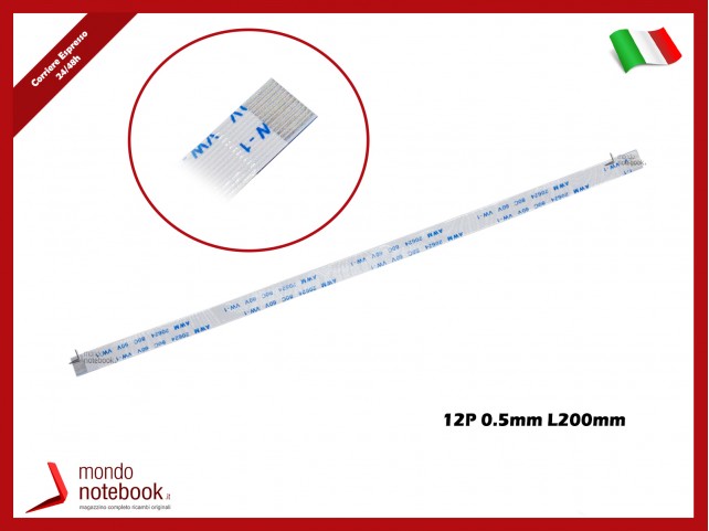 Cavo Flat Cable FFC 12P 0.5mm L200mm