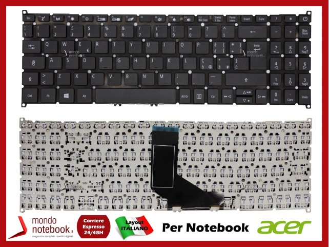 Tastiera Notebook ACER TravelMate P215-52G P215-53 P50-53 P215-53G (Italiana)
