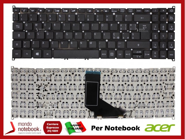 Tastiera Notebook ACER TravelMate TMP215-52G TMP215-53 TMP50-53 TMP215-53G (Italiana)