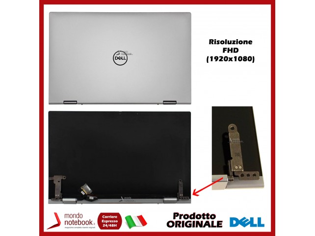 Display LCD con Touchscreen DELL Inspiron 7306 2-in-1 13.3"  FHD Assembly (Siver)